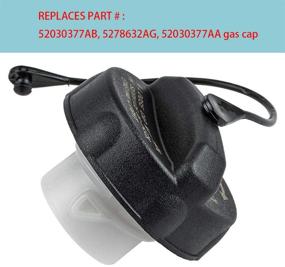 img 3 attached to 🔐 Locking Gas Cap Replacement for Chrysler, Dodge and Jeep Vehicles - Compatible with Chrysler 300, Dodge Challenger, Ram 1500 and more