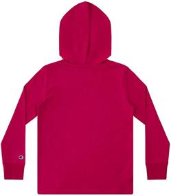 img 3 attached to 👚 Girls' Clothing: Champion Heritage Sleeve Stretch Apparel