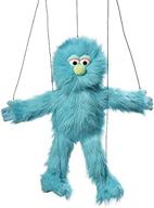 blue monster marionette string puppet logo