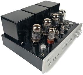 img 4 attached to 🎶 Enhanced Sound Experience with MUZISHARE X7 KT88 x4 Push-Pull Vacuum Tube Integrated Amp Power Amplifier MM Phono amp Remote Upgrade