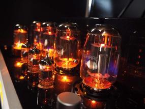 img 2 attached to 🎶 Улучшенный звук с MUZISHARE X7 KT88 x4 Усилитель мощности Push-Pull Vacuum Tube Integrated Amp с усилителем мощности MM Phono и обновлением дистанционного управления