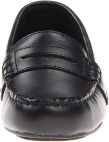 img 3 attached to Стильно и удобно: детские мокасины Polo Ralph Lauren Telly черного цвета, размер 4,5 M US для подростков.