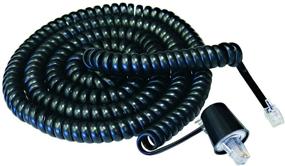 img 3 attached to 📞 Enhance Your Phone Experience with Softalk 03201 Phone Coil Cord and Twisstop 25-Feet Black Landline Telephone Accessory