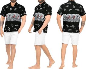 img 2 attached to LEELA Aloha Hawaiian Sleeve Black_W154 Outdoor Recreation in Outdoor Clothing