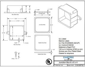 img 1 attached to Cantex 5133710U Junction Box