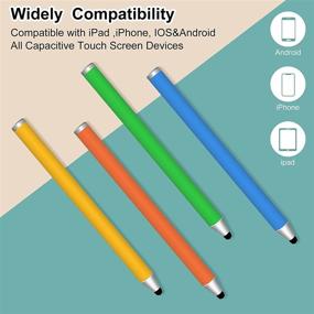 img 1 attached to 🖊️ Granarbol Kids Stylus Pens: Capacitive Stylus for iPad, iPhone & More - Pack of 4