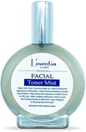 🌹 lesentia facial toner mist – alcohol free rose water spray for face with witch hazel, coconut oil, aloe and rosehip oil – dark circle eye treatment and ph balance (3.4 oz) logo