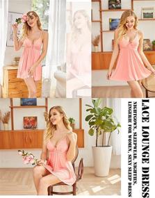 img 3 attached to Avidlove Sleepwear Babydoll Chemise Nightgown Women's Clothing for Lingerie, Sleep & Lounge