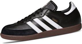 img 4 attached to 👟 Men's Adidas Samba Soccer Shoes - Black and White Athletic Footwear