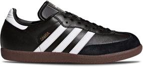 img 1 attached to 👟 Men's Adidas Samba Soccer Shoes - Black and White Athletic Footwear