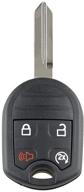 🔑 car key fob keyless entry remote for ford 2011-2018 f150 f250 f350 + explorer 2000-2015/lincoln - fcc:cwtwb1u793 4-btn logo