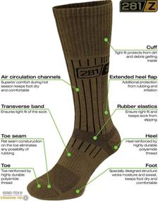 img 2 attached to 281Z Military Boot Socks: Tactical Boys' Clothing - Your Ultimate Gear Companion!