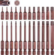 🔧 ptslkhn torx bits set - 24pcs security torx bit set, high hardness s2 alloy steel, magnetic, anti-rust logo