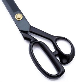 img 2 attached to 🧵 SMITH CHU 12-inch Heavy Duty Sewing Scissors - Tailor Shears for Fabric, Leather, Raw Materials - Professional Upholstery Shears for Dressmakers, Students, Office Crafting