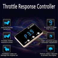 🚀 enhance performance with the throttle response controller, 9 drive 9-mode universal electronic throttle controller - compatible with dodge, maserati, chrysler, jeep (807) - blue logo