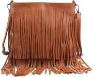 👜 lanpet fringe tassel leisure shoulder women's handbags & wallets: stylish crossbody bags for all your essentials logo