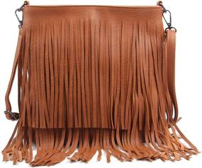 img 4 attached to 👜 Lanpet Fringe Tassel Leisure Shoulder Women's Handbags & Wallets: Stylish Crossbody Bags for All Your Essentials