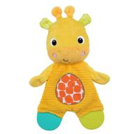 🦒 bright starts snuggle teethe plush giraffe toy for teething babies - crinkle fabric, suitable for 0 months and up logo
