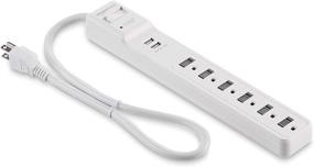 img 3 attached to AmazonBasics 6 Outlet Surge Protector Power