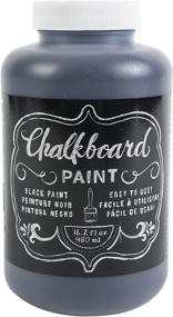 img 3 attached to 🎨 American Crafts' DIY Shop Chalkboard Paint: 16.2oz, Black (366867) - Create Your Own Chalkboard Surface!