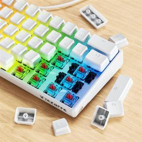 img 3 attached to Tezarre TK61 60% Mechanical Gaming Keyboard With PBT Pudding Keycaps