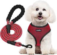 haapaw double-layer mesh no pull dog harness - soft, 🐾 breathable, and adjustable for small and medium dogs of all breeds logo