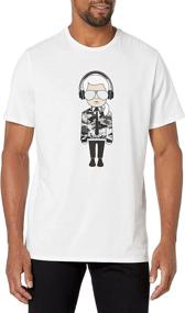 img 2 attached to Karl Lagerfeld Paris Reflective Chacracter Men's Clothing for T-Shirts & Tanks
