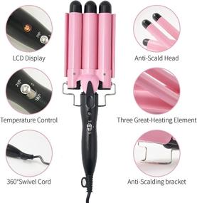 img 3 attached to Bstela Curling Crimper Temperature Adjustable Hair Care