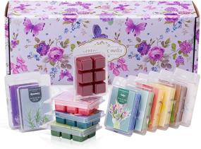 img 4 attached to 🎁 Christmas Gift Set, 12 Scented Wax Melts - 2.5 oz Wax Cubes