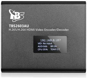 img 4 attached to 🎥 TBS2603au NDI, HX2 Поддерживаемые HDMI-декодеры / энкодеры: H.265 H.264 HDMI HD Видео Аудио Энкодер / Декодер HDMI USB Видео Рекордер