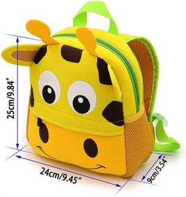 img 3 attached to 🎒 Hipiwe Kindergarten Neoprene Backpacks: Fun and Functional Backpacks for Little Ones