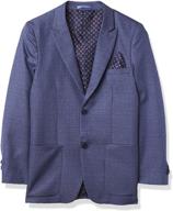 isaac mizrahi textured blazer cobalt logo