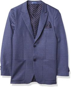 img 4 attached to Isaac Mizrahi Textured Blazer Cobalt