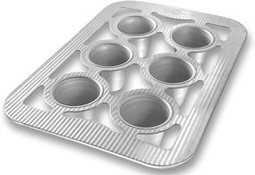 img 4 attached to 🥐 Идеально для выпечки: Печи USA Pans на 6 воронок для идеальной выпечки