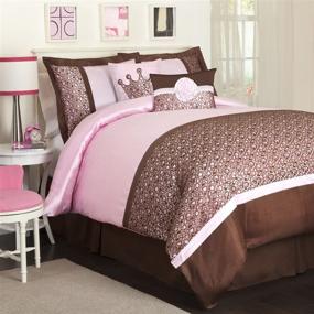 img 1 attached to Lush Decor Leopard 5 Piece Comforter
