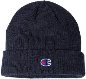 img 3 attached to 🧢 Stay Warm in Style with Champion Ribbed Knit Cap CS4003