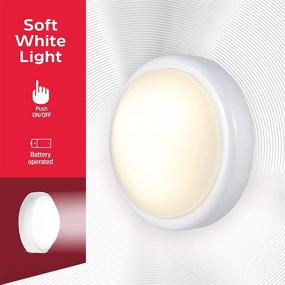 img 3 attached to 💡 Energizer 36521 Under Cabinet Tap Light - Battery Operated, Soft White, Wireless - 1 Pack