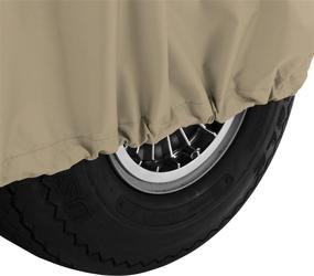 img 3 attached to 🏌️ Protect Your Golf Cart in Style with the Classic Accessories Fairway Golf Cart Cover in Khaki