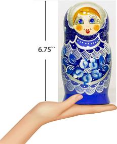 img 3 attached to 🎎 Matryoshka Babushka Nesting Doll Decoration