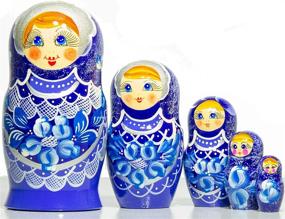 img 4 attached to 🎎 Matryoshka Babushka Nesting Doll Decoration