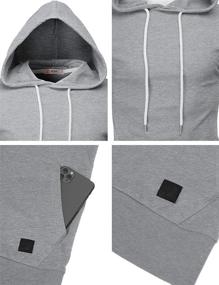 img 1 attached to H2H Pullover Charcoal CMOHOS010 Men's T-Shirts in Clothing Shirts