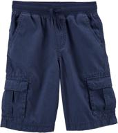 👖 oshkosh b'gosh boys' cargo shorts: stylish and functional apparel for active boys logo