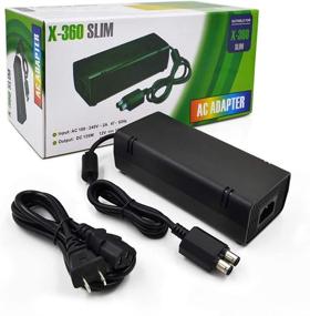img 4 attached to 💡 YUDEG Black AC Adapter: Reliable Power Supply for Xbox 360 Slim Console