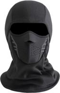 🏂 winter windproof fleece ski mask balaclava headwear: ultimate protection for motorcyclists logo