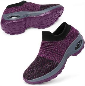 img 3 attached to Ablanczoom Comfortable Platform Women's Athletic Sneakers and Shoes