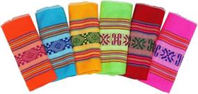 img 4 attached to 🎉 Vibrantly Authentic: SR TILLA Colored Napkins – Mexican Fiesta Décor