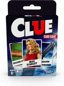 img 4 attached to 🔍 Hasbro Gaming Clue Card Game for Kids 8+ | Strategy Game for 3-4 Players