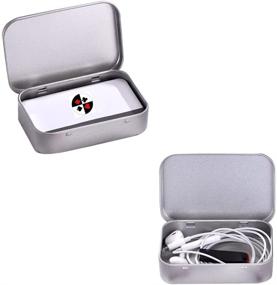 img 1 attached to 18-Piece Silver Metal Rectangular Empty Tins Box Containers - Essential Necessities Mini Portable Boxes for First Aid/Survival Kits, Storage, Herbs, Pills, Crafts, and More