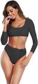 img 1 attached to Womens Swimsuits Waisted Bathingsuit Swimwear Women's Clothing