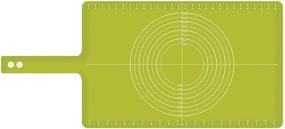 img 3 attached to Green Silicone Roll-Up Pastry Mat with Measurements by Joseph Joseph